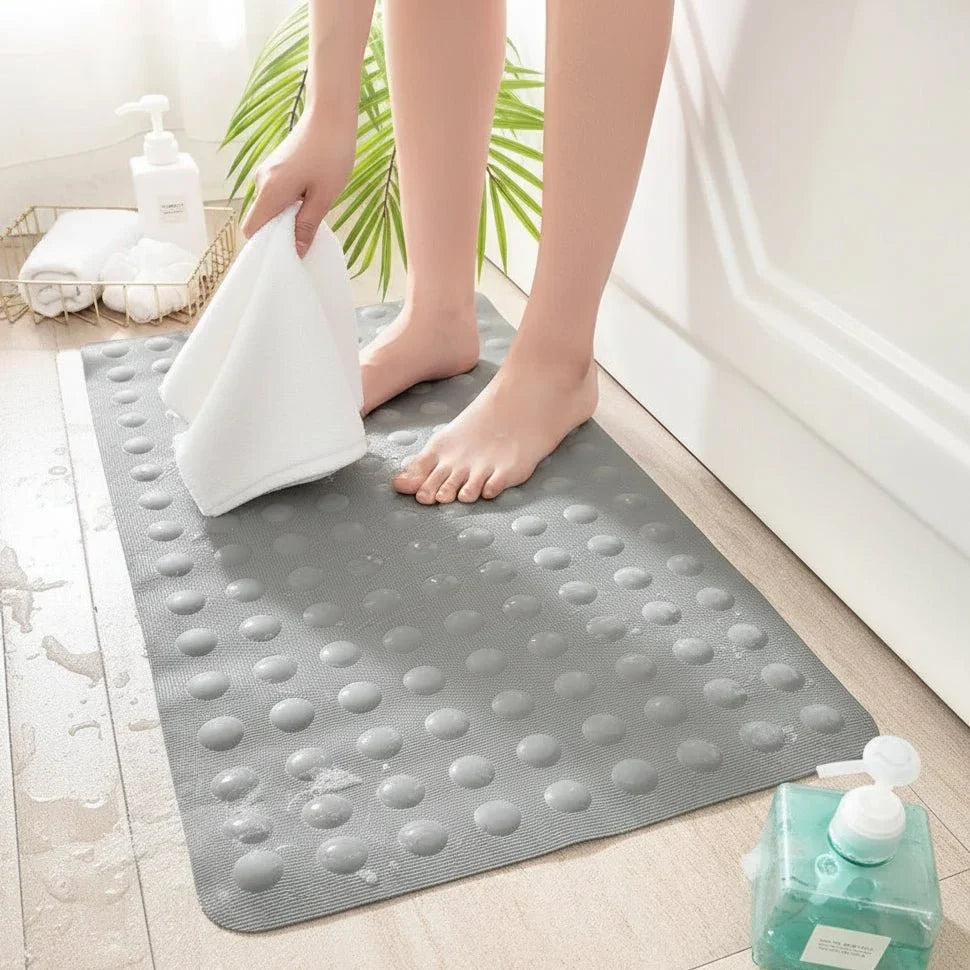 Rutschfeste Badematte mit Saugnäpfen für Badewanne und Dusche