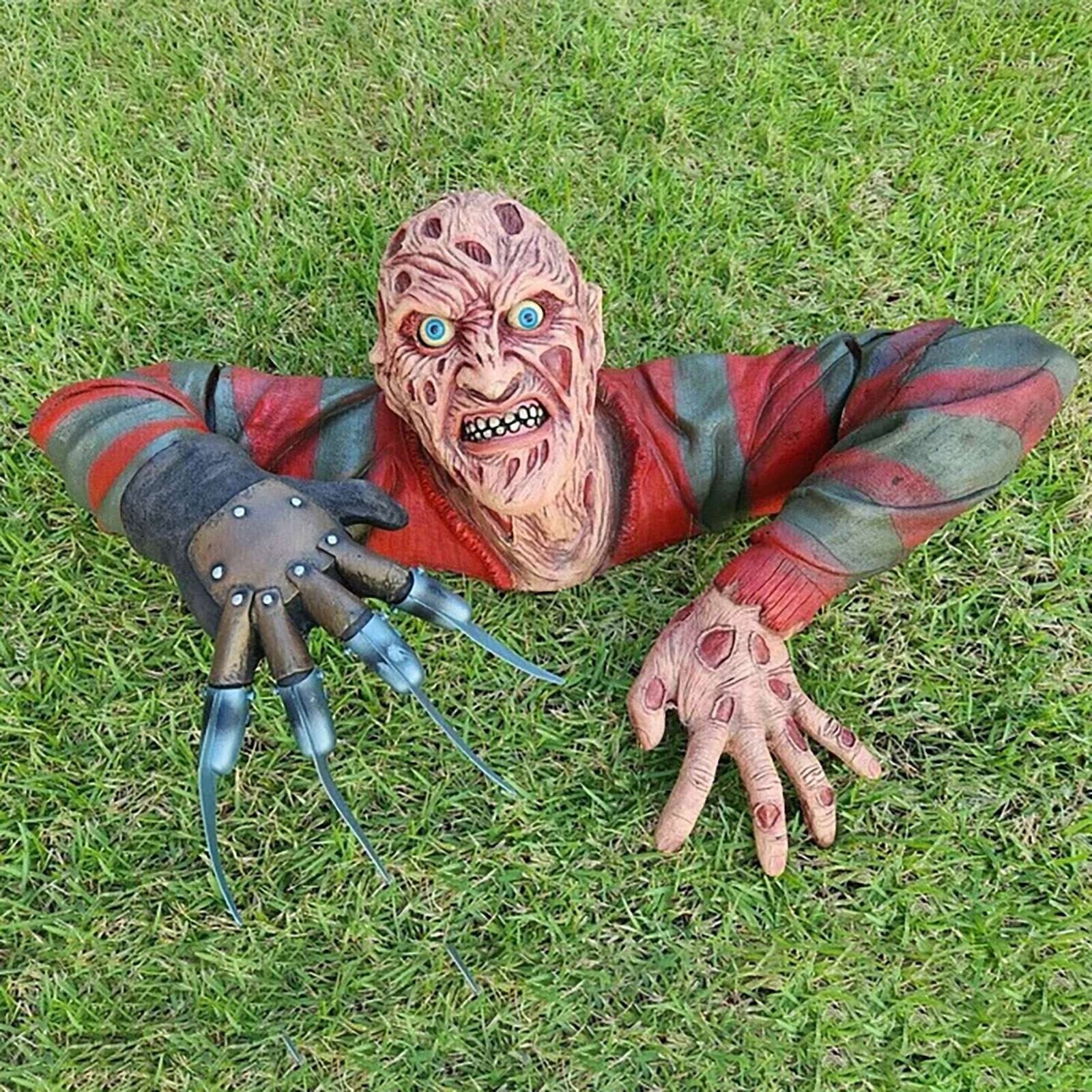Creepy Grave Walker for Hanging – Halloween Wall Decoration Made of Resin