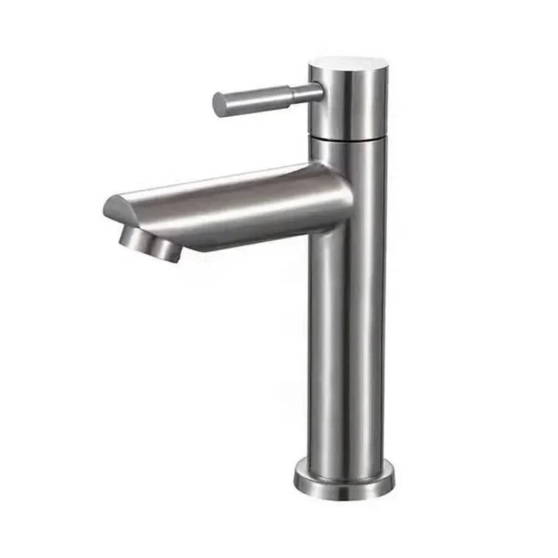 Einhebel-Badarmatur aus Edelstahl – modernes Design