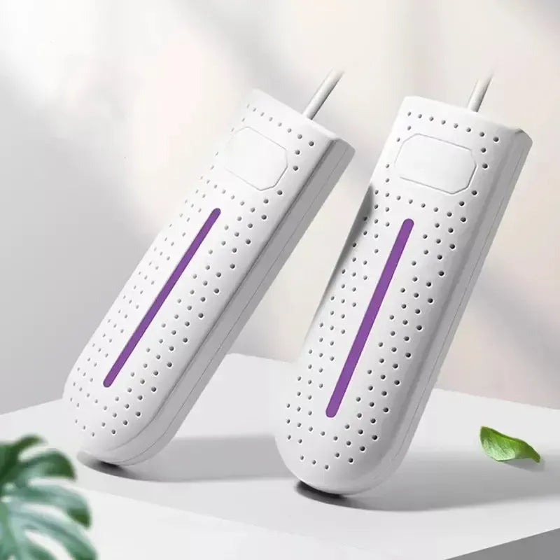 Electric shoe dryer with UV light – portable and compact