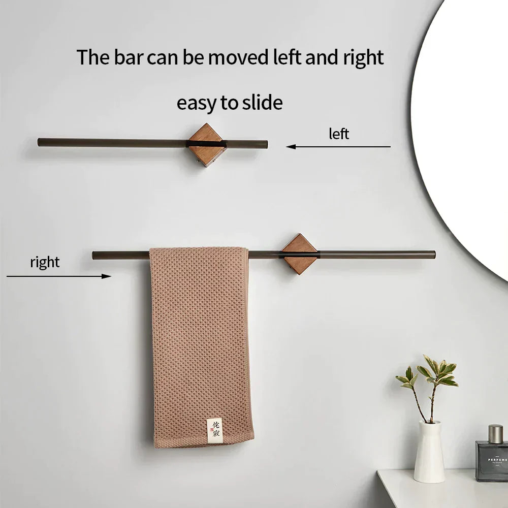 Wooden Towel Rail for Bathroom – Modern and Minimalist