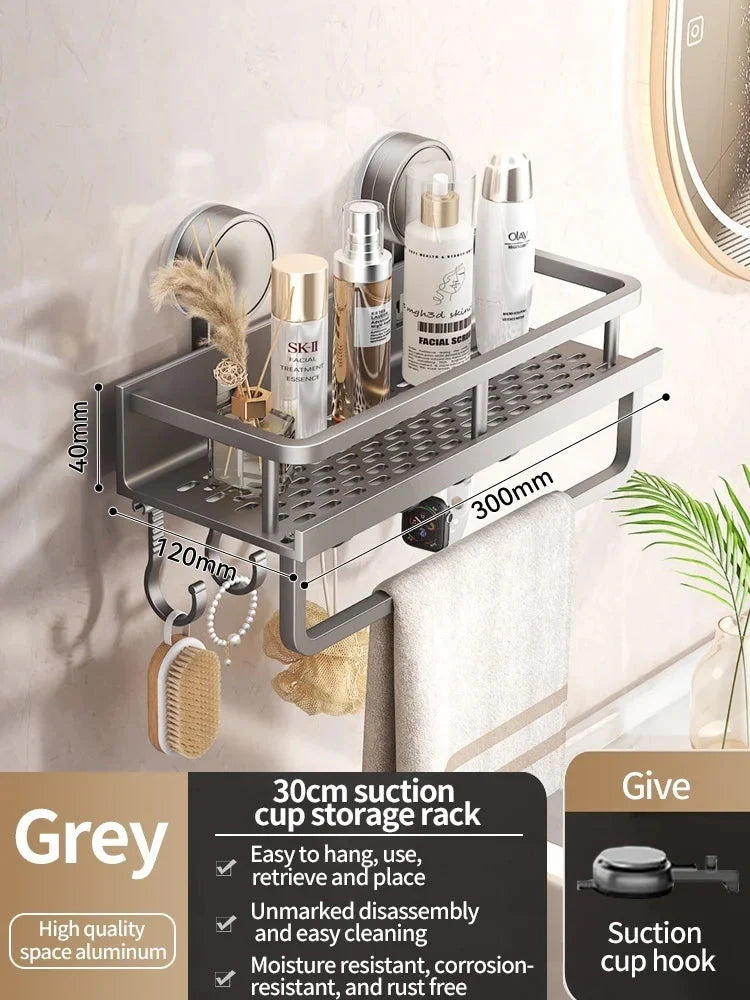 Saugnapf-Badregal – Bohrlochfreie Wandmontage in 3 Größen product image 6