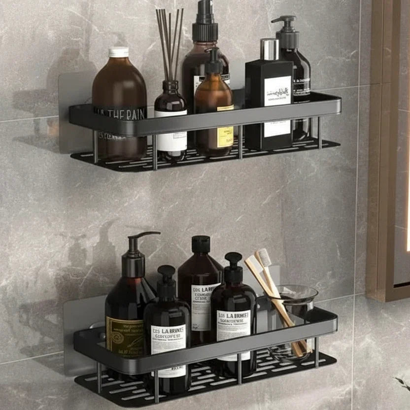 Self-Adhesive Shower Shelf Without Drilling – Corner Shelf for Bathroom