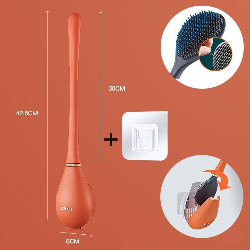 Silikon Toilettenbürste – hygienisch, flexibel und wandmontierbar