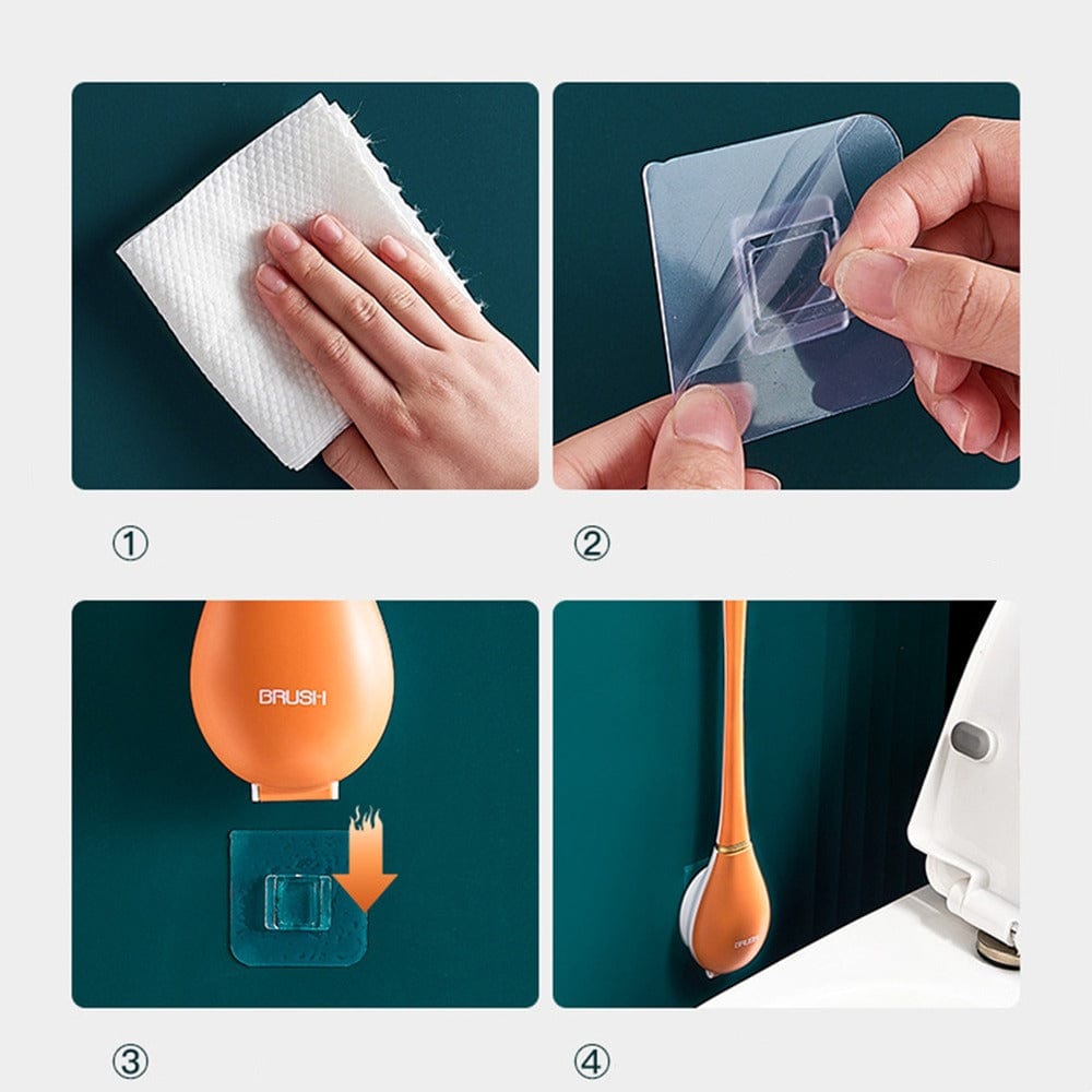 Silikon Toilettenbürste – hygienisch, flexibel und wandmontierbar