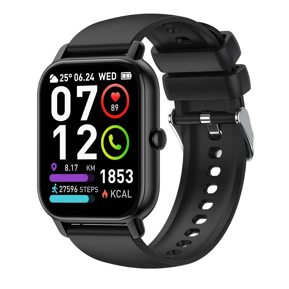Smartwatch with blood glucose monitoring and 24/7 heart rate monitoring