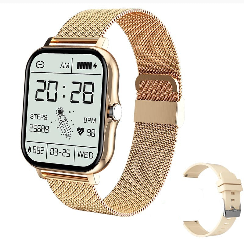 Smartwatch with health monitoring and long battery life