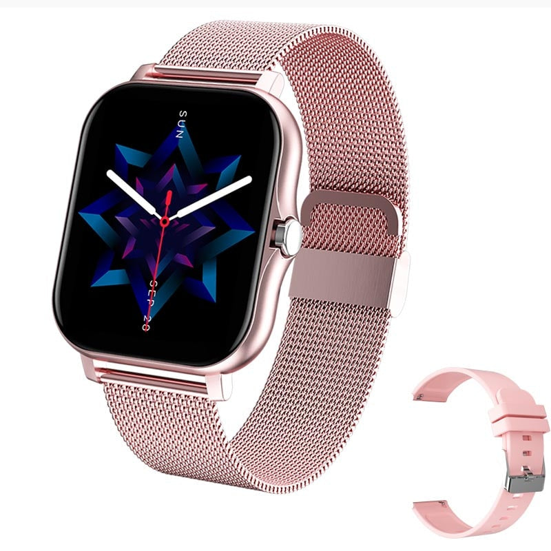 Smartwatch with health monitoring and long battery life