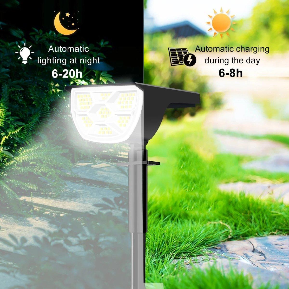 Solar Gartenleuchte mit LED und einstellbarer Helligkeit