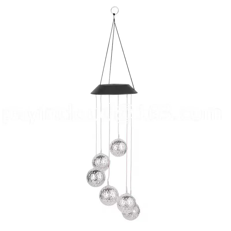 Solar-Windspiel mit Farbwechsel-LED – Leuchtendes Ambiente für Garten & Balkon product image 2