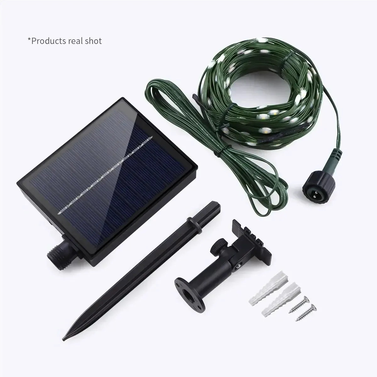 Solar Lichterkette 100M – 800 LEDs mit Fernbedienung & 8 Modi
