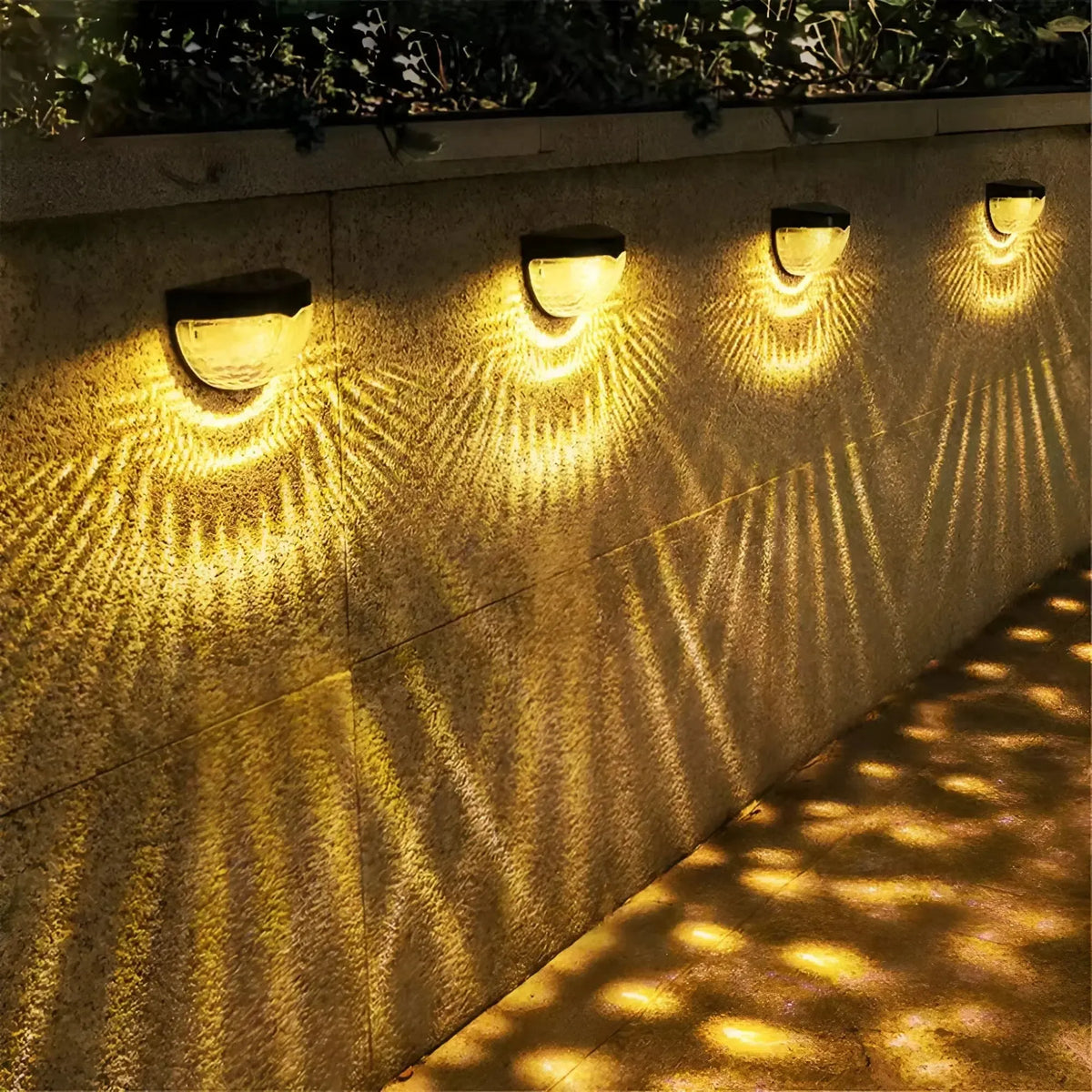 Solar Wandleuchte Außen – energiesparende LED Gartenlampe