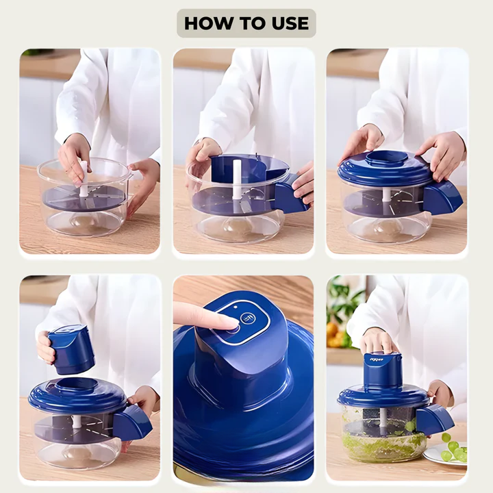 Electric vegetable peeler - quickly peel fruit and vegetables