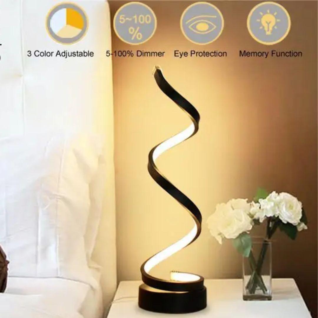 Spiral-LED-Tischlampe – Dimmbar mit Touchsteuerung product image 7