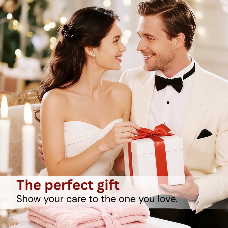 Fluffy bathrobe – soft, skin-friendly and warming