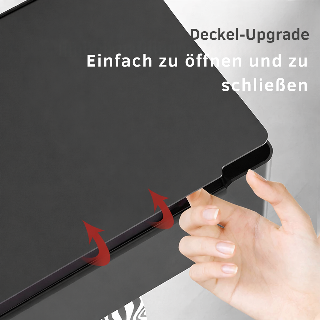 Toilettenpapierhalter mit Ablage und Box – bohrfrei montierbar