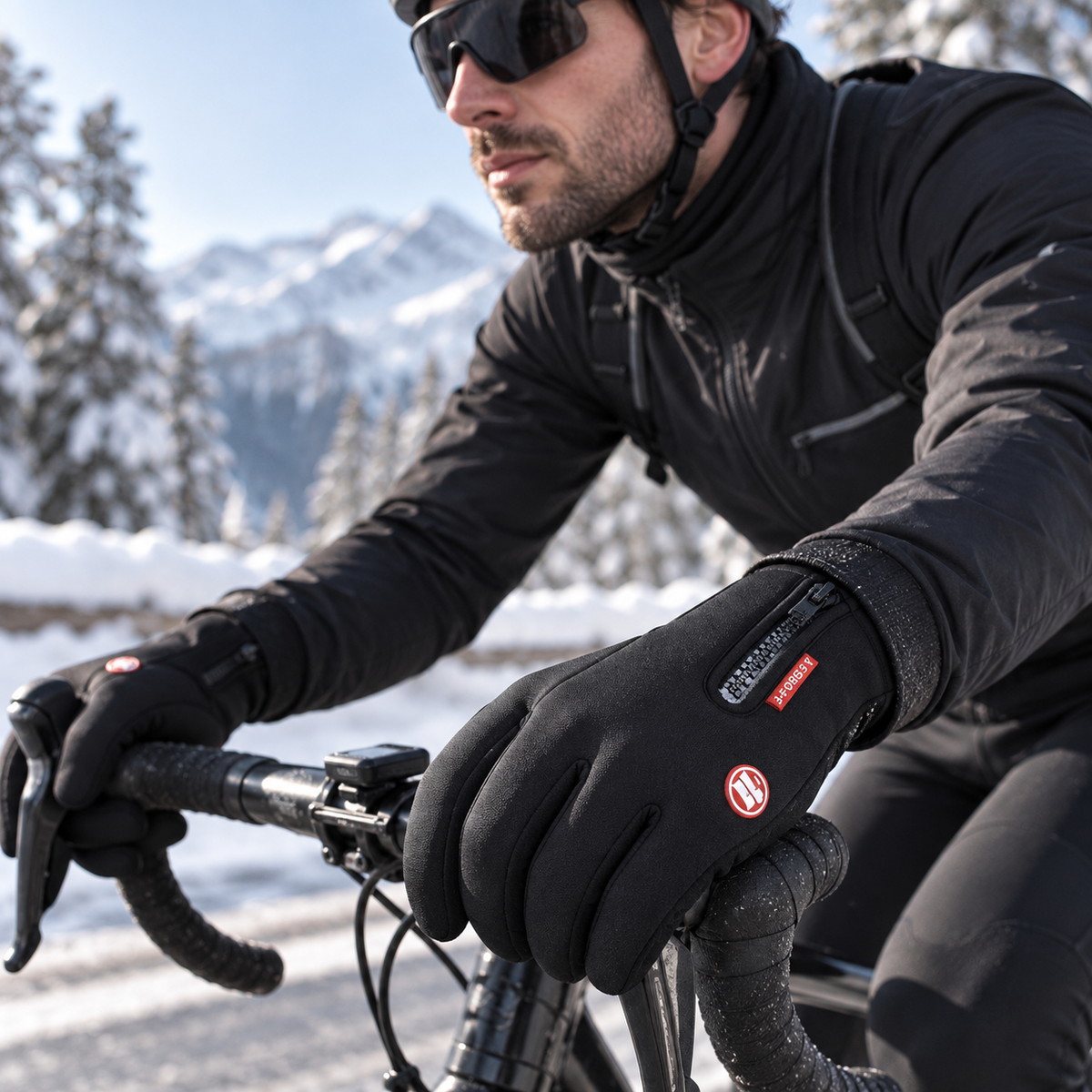 Touchscreen-Winterhandschuhe wind- und wasserdicht für den Alltag