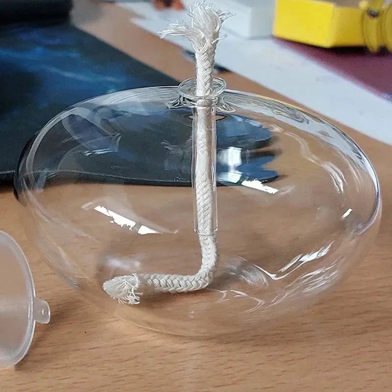 Transparente Glas-Öllampe als Kerzenständer product image 6