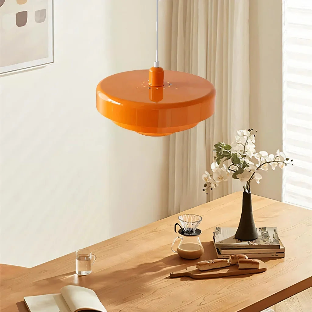 Three-Layer Disc Pendant Light in Macaron Design