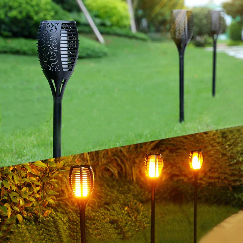 Solar Gartenfackeln LED – stimmungsvolles Licht für Außenbereiche