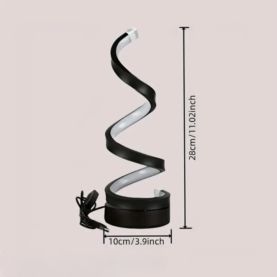 Spiral-LED-Tischlampe – Dimmbar mit Touchsteuerung product image 8