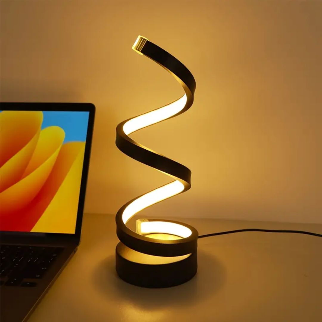 Spiral-LED-Tischlampe – Dimmbar mit Touchsteuerung product image 1