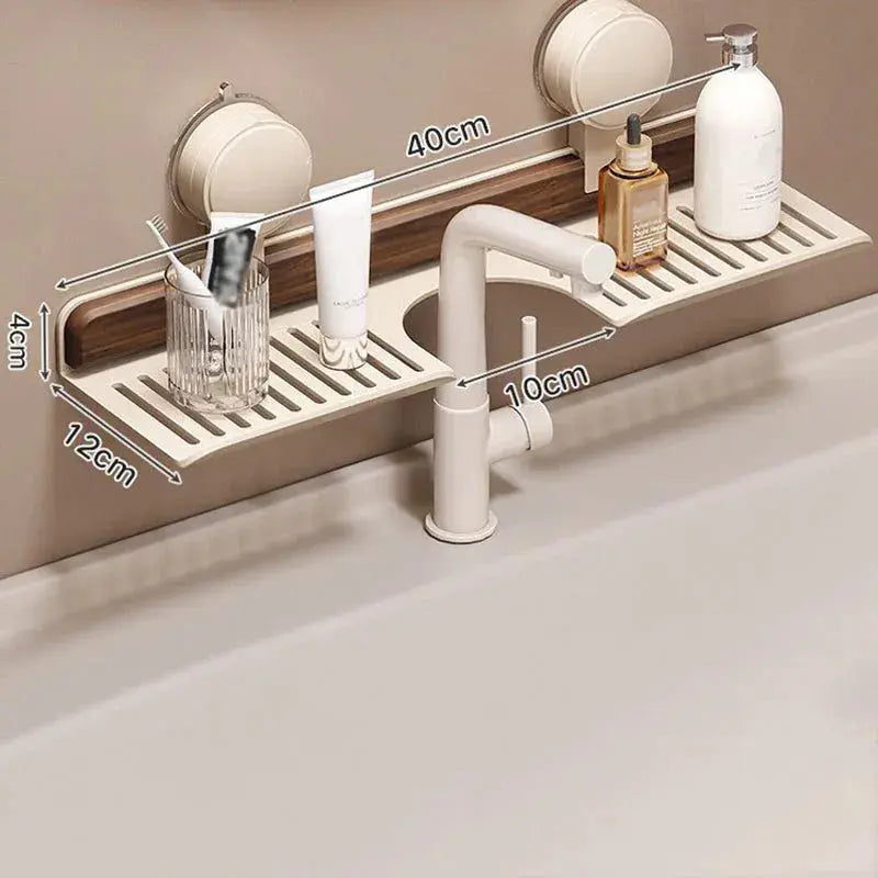 Spülbeckenregal aus Walnussholz – Ordnung ohne Bohren product image 6