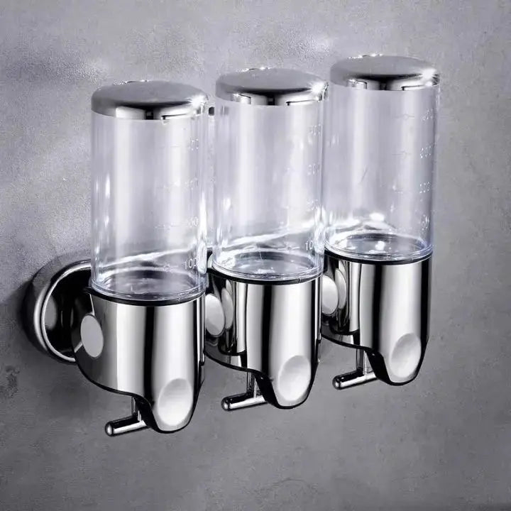 Wall-Mounted Stainless Steel Soap Dispenser – Space-Saving and Elegant