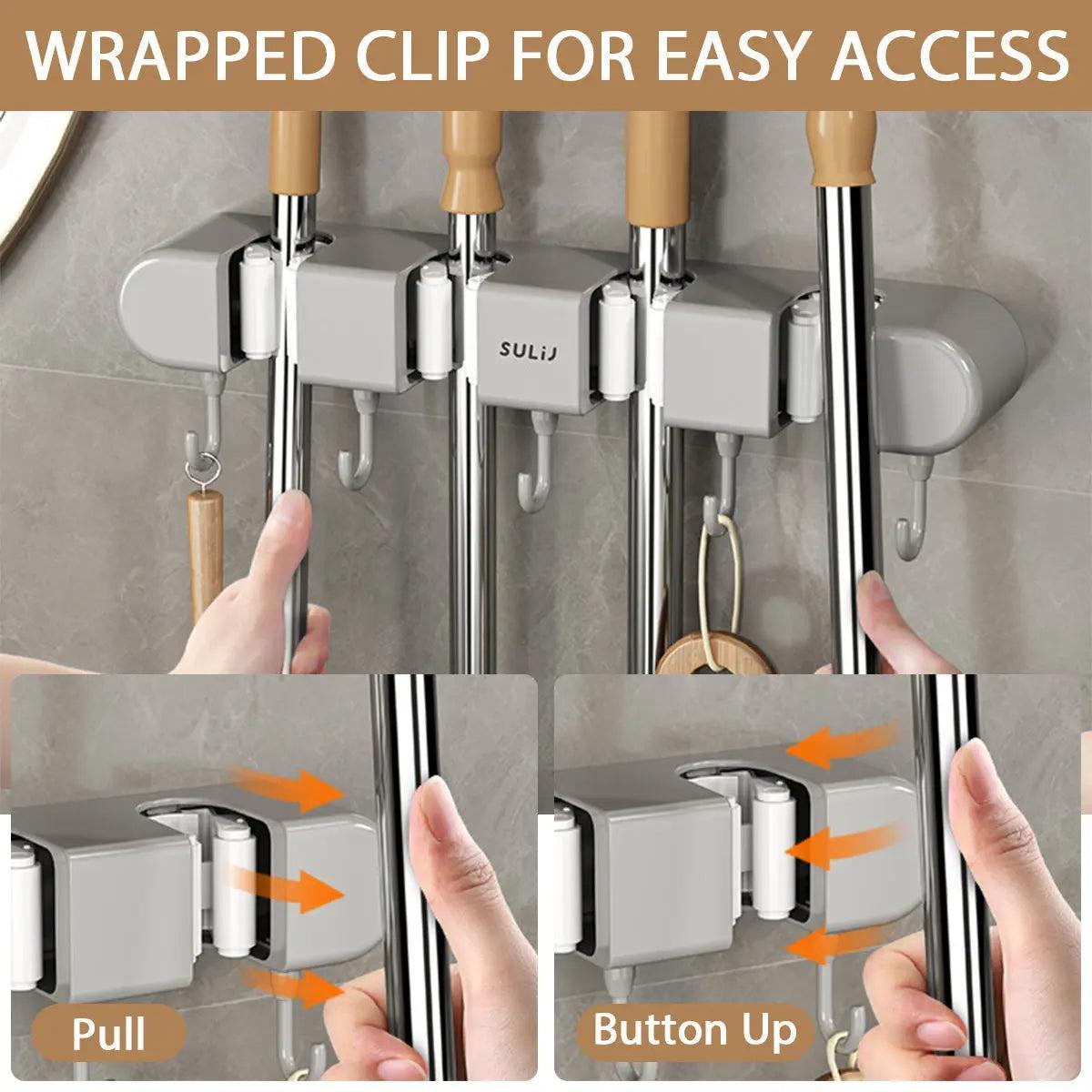 Wandhalterung für Besen, Mopps & Werkzeuge product image 5