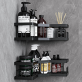 Wandregal mit geschwungenem Design für Badezimmer 2er-Set