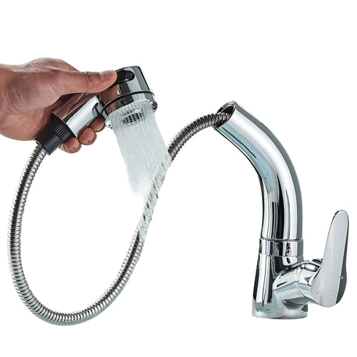 Ausziehbare Waschtischarmatur – Einhebel, matte Oberfläche product image 2