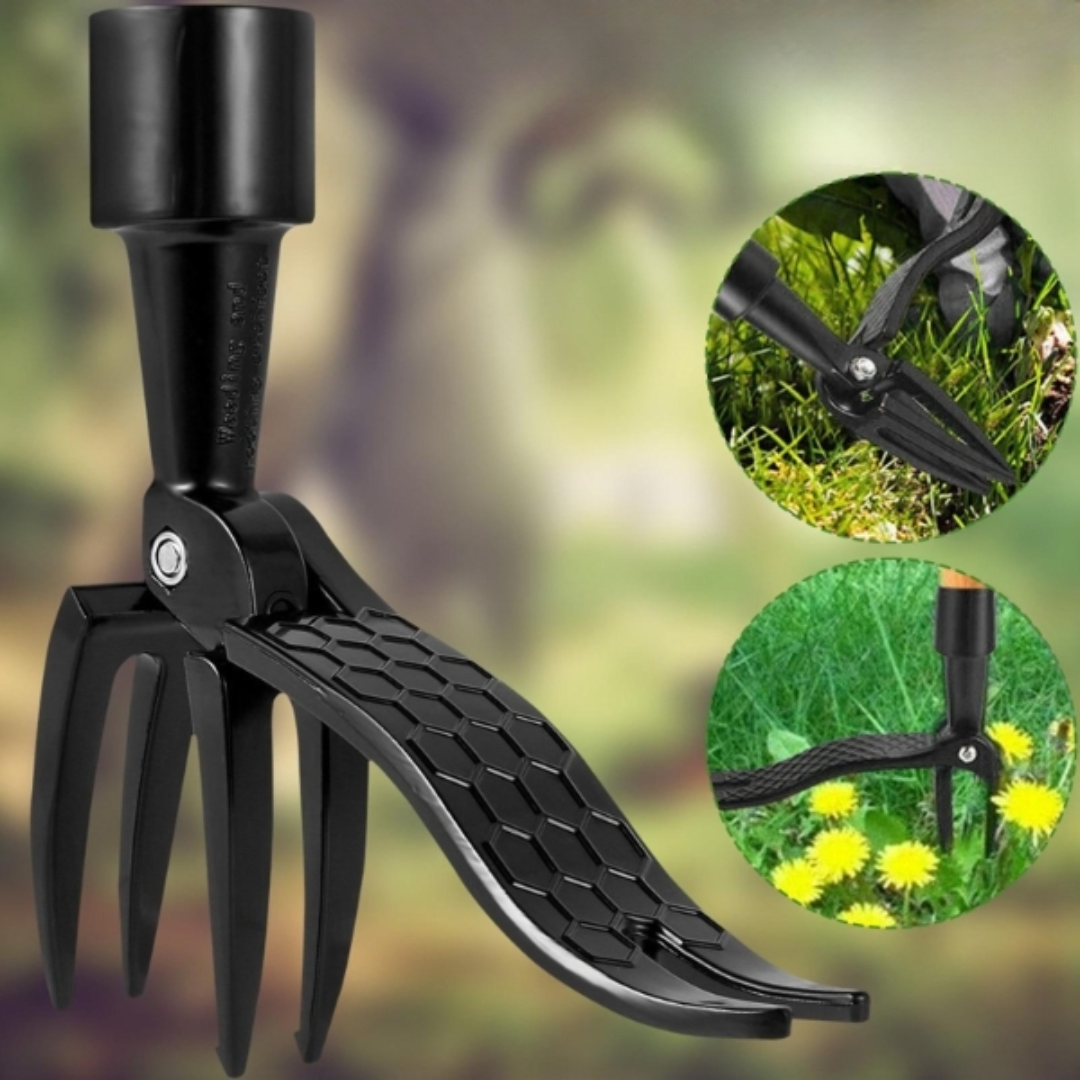 5-claw weed puller - ergonomic gardening tool