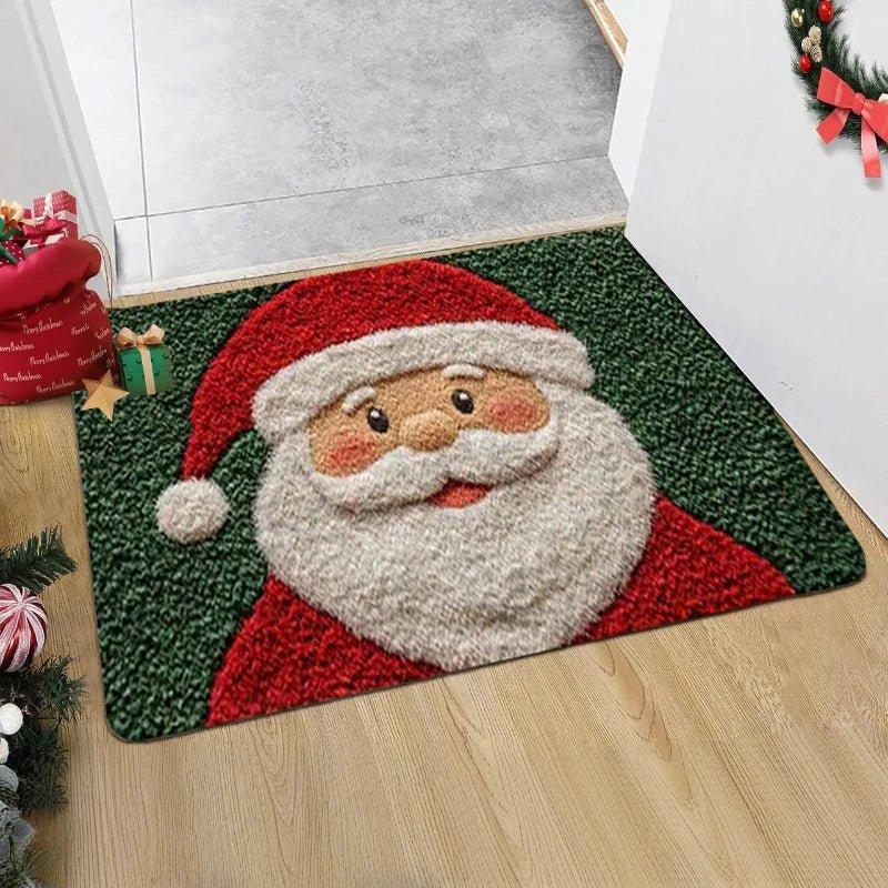 Weihnachtsfußmatte mit festlichem Design – rutschfest & wetterfest