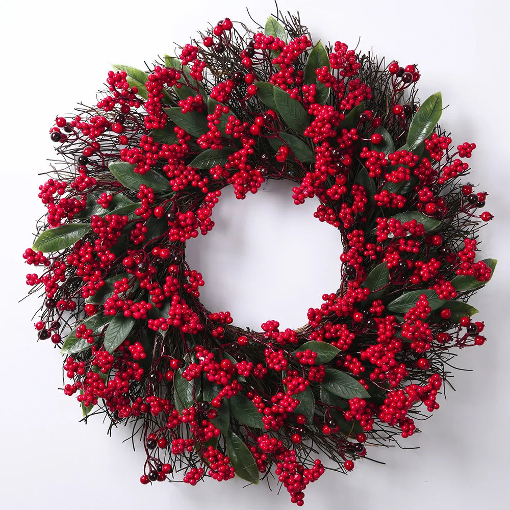 with cypress green and red berries - Indoor & Outdoor