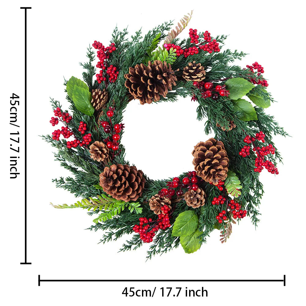 with cypress green and red berries - Indoor & Outdoor