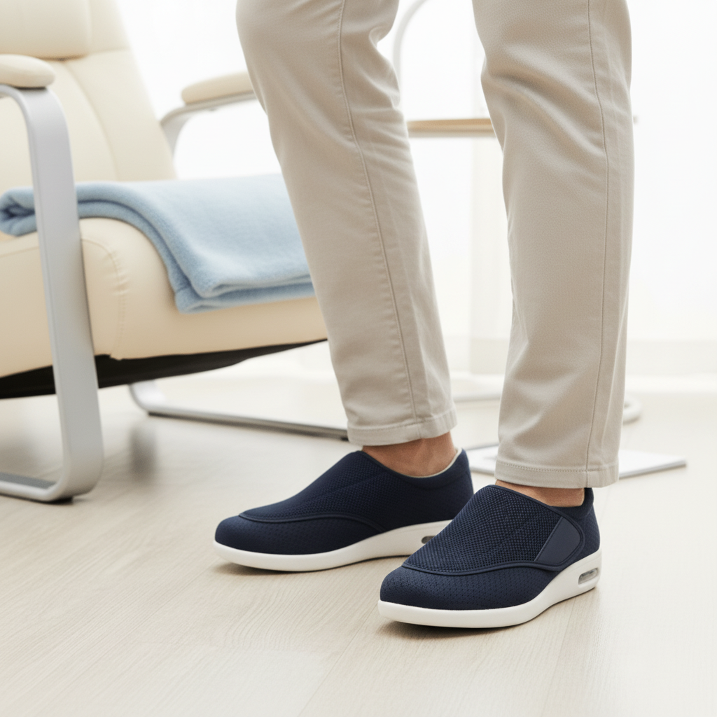 Weite Diabetiker Schuhe mit Memory Foam für geschwollene Füße