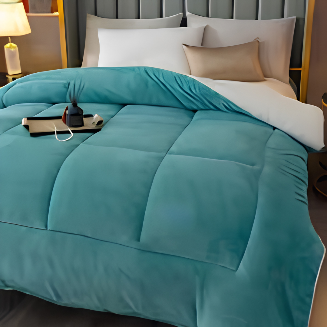 Winterdecke Dreilagig mit Milk Velvet – Warme Steppdecke