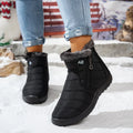 Damen Winterstiefel wasserdicht mit Kunstfell-Futter und Antirutschsohle