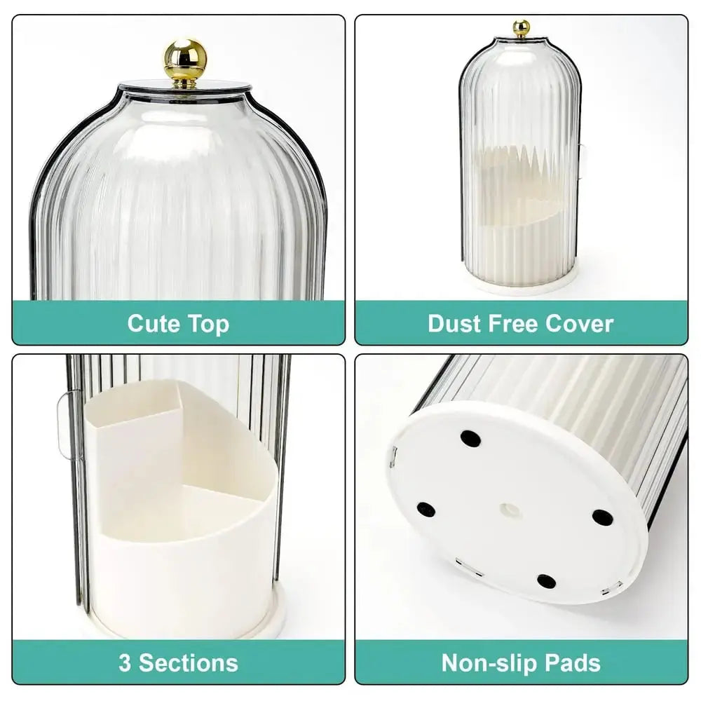 Zahnbürstenhalter | Schiebedeckel & 3 Fächer für Hygiene product image 5