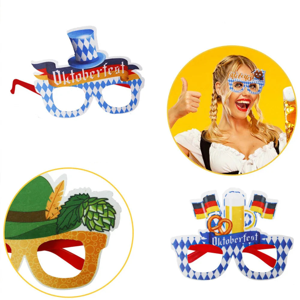 Oktoberfest Party Glasses Set – 24 Pieces Made of Plastic