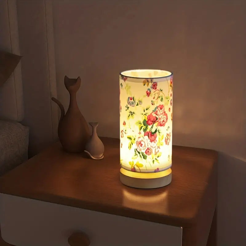 Linnenlook Nachtlampe mit sanftem Licht für gemütliche Räume
