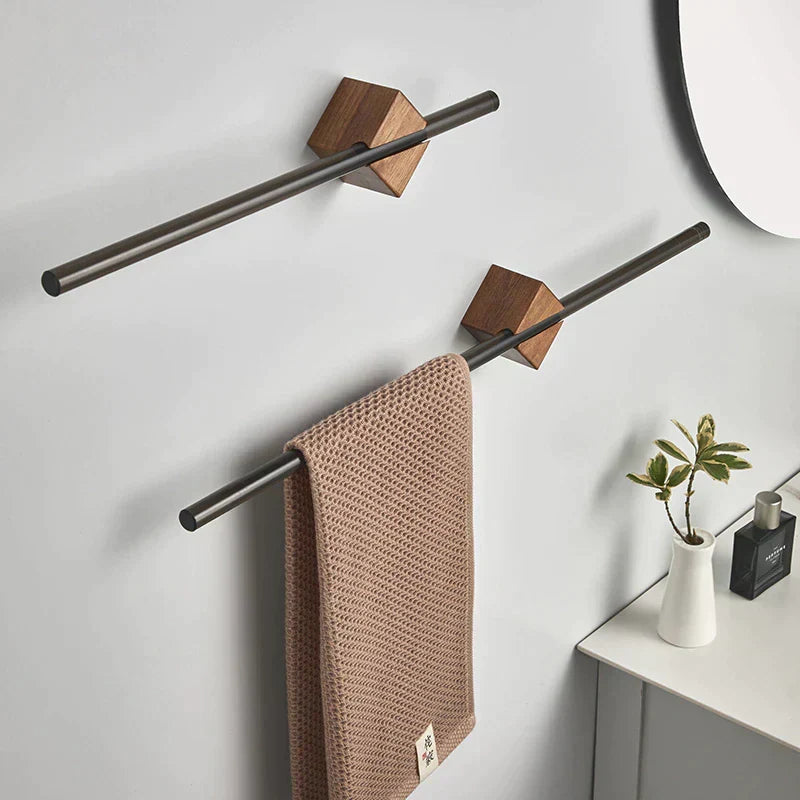 Wooden Towel Rail for Bathroom – Modern and Minimalist