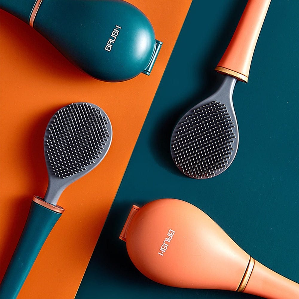 Silicone toilet brush - hygienic, flexible, and wall-mountable