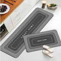 Microfibre floor mat non-slip – highly absorbent for kitchen and bathroom