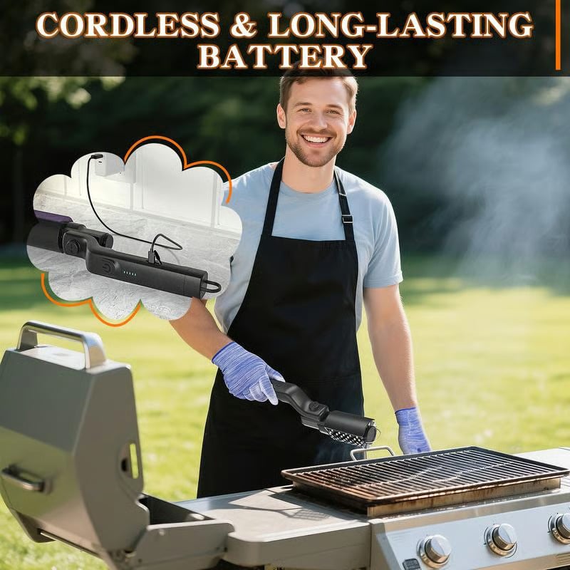 Wiederaufladbare Grillbürste Elektrisch – Mühelose Reinigung product image 3