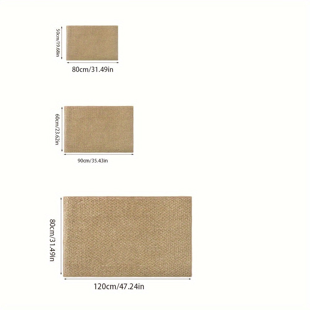 Washable non-slip doormat - braided texture for the entryway