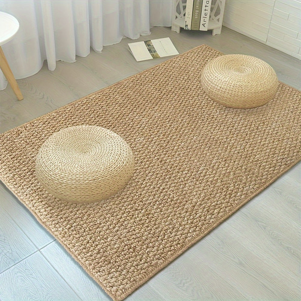Washable non-slip doormat - braided texture for the entryway