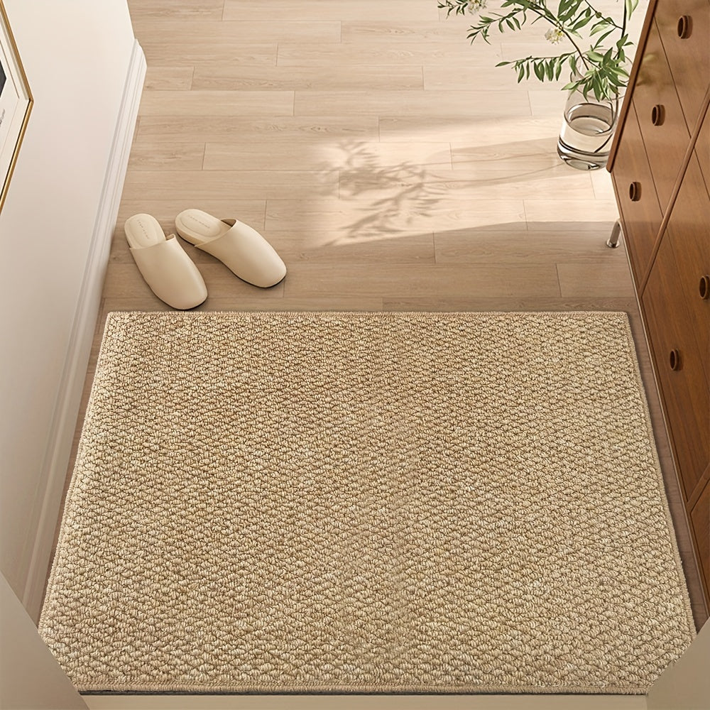 Washable non-slip doormat - braided texture for the entryway