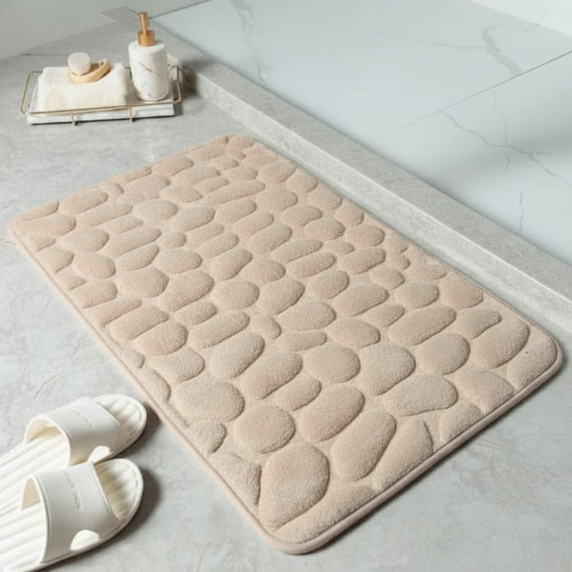 Non-slip microfiber bath mat - soft and highly absorbent