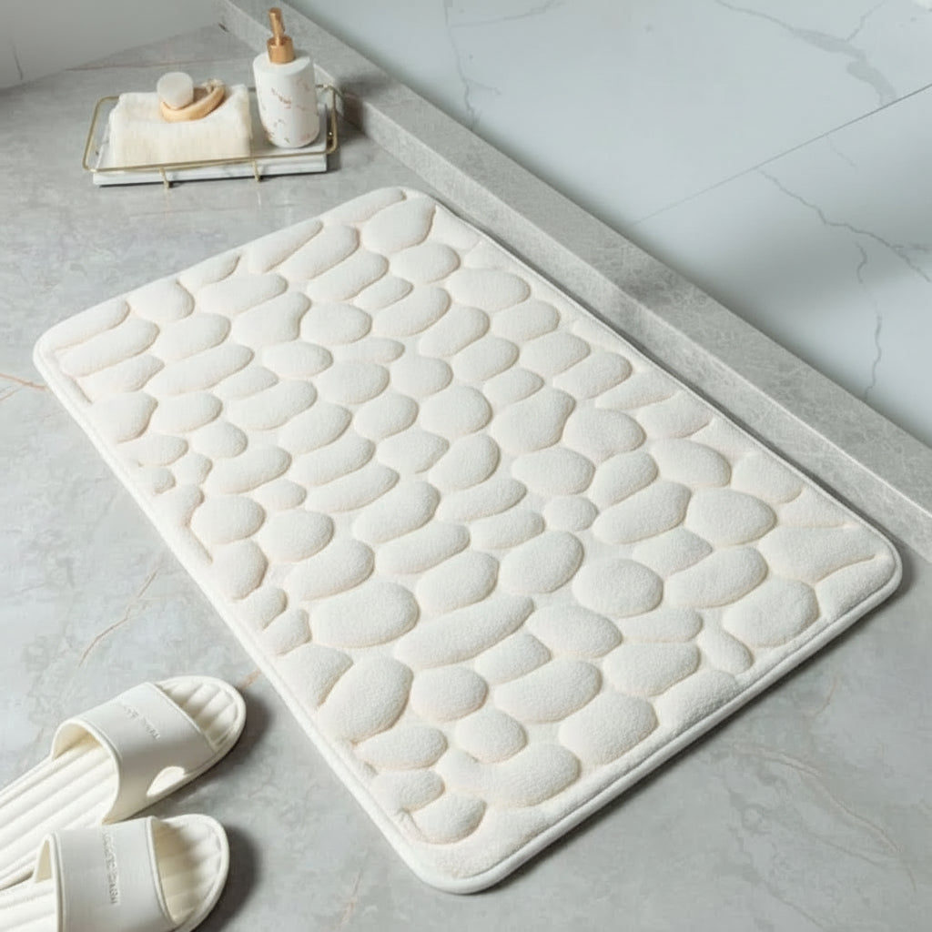 Non-slip microfiber bath mat - soft and highly absorbent